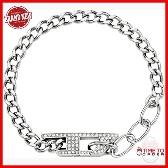 Stainless Steel Chain Bracelet with Lobster Clasp One Size